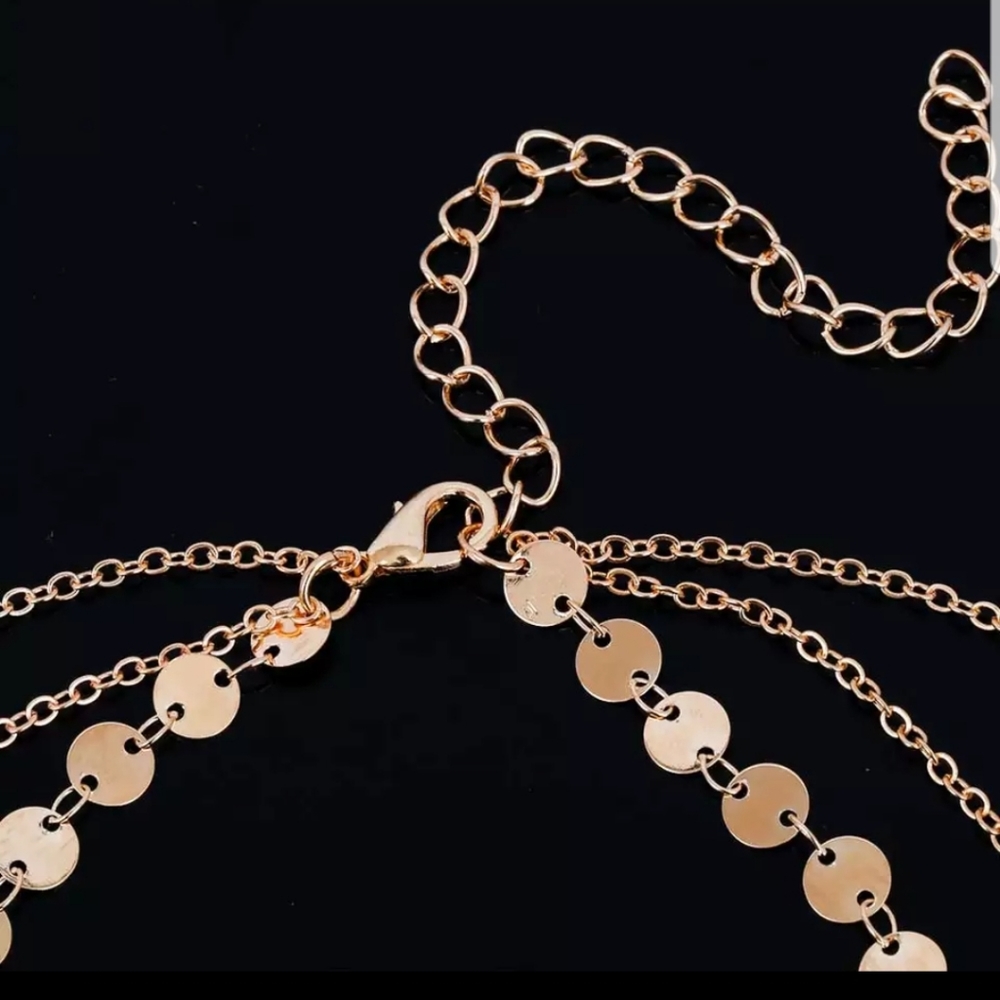 ♡Reagan♡ Multilayer Gold Necklace - Picture 2 of 6